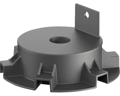 Adaptor pentru suporturi de terasă din plastic pentru substructuri.