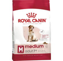 Hrană uscată pentru câini Royal Canin Medium Adult 7 plus pentru câini de talie medie de peste 7 ani, 11 până la 25 kilograme.