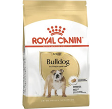 Hrană Royal Canin Bulldog Adult pentru bulldogi adulți cu vârsta de peste 12 luni.