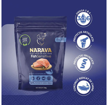 Hrană pentru câini Narava High Premium Fish Sensitive, 2 kilograme, hrană uscată pentru câini adulți cu pește, omega 3 și 6.