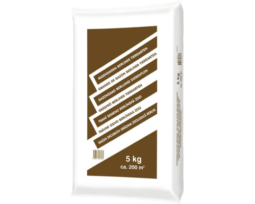 Sac de gazon decorativ Grădina Zoologică Berlin, 5 kilograme pentru aproximativ 200 metri pătrați.