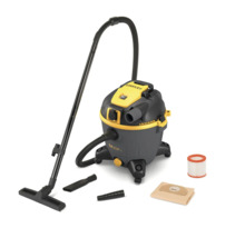 Aspirator umed-uscat Stanley SX35P TD cu furtun, tub de aspirare, duză pentru podea, filtre și sac de praf.