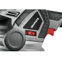 Vedere detaliată a unei scule electrice Graphite cu regulator de viteză și Graphite Logo.