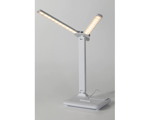 Lampă de birou cu LED integrat Rabalux Elumo 5W 300 lumeni 3000K, albă