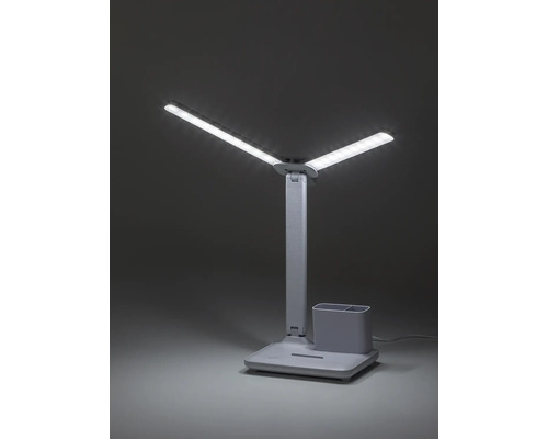 Lampă de birou cu LED integrat Rabalux Elumo 5W 300 lumeni 3000K, albă