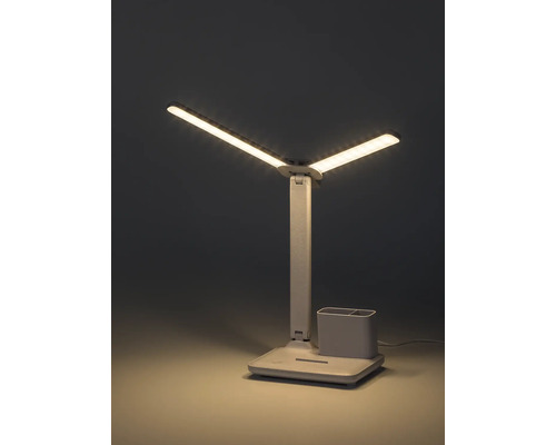 Lampă de birou cu LED integrat Rabalux Elumo 5W 300 lumeni 3000K, albă