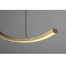 Pendul cu LED integrat Rabalux Cobria 20W 1600 lumeni 3000K, auriu