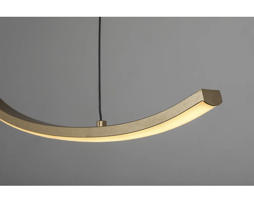 Pendul cu LED integrat Rabalux Cobria 20W 1600 lumeni 3000K, auriu