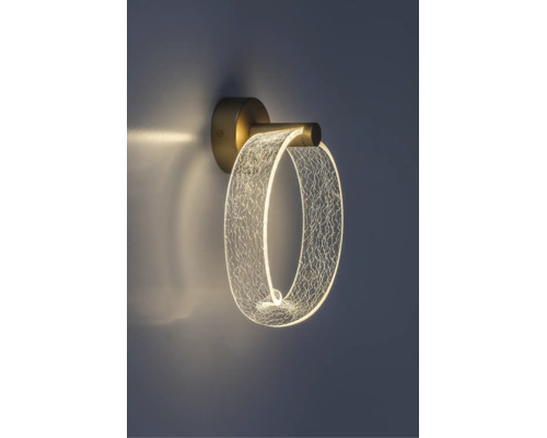 Aplică cu LED integrat Rabalux Olyssia 5W 225 lumeni 3000K, auriu