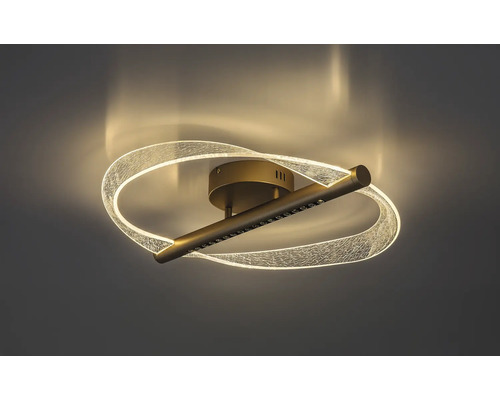 Plafonieră cu LED integrat Rabalux Olyssia 24W 1300 lumeni 3000K, auriu