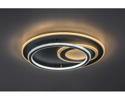 Plafonieră cu LED integrat Rabalux Brantiel 60W 3000 lumeni 3000K negru