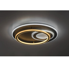 Plafonieră cu LED integrat Rabalux Brantiel 60W 3000 lumeni 3000K negru