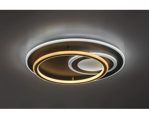 Plafonieră cu LED integrat Rabalux Brantiel 60W 3000 lumeni 3000K negru