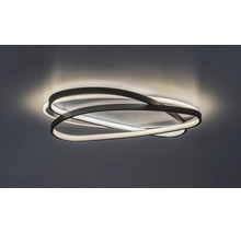 Plafonieră cu LED integrat Rabalux Brantiel 57W 3200 lumeni 3000K, neagră