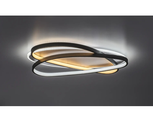 Plafonieră cu LED integrat Rabalux Brantiel 57W 3200 lumeni 3000K, neagră