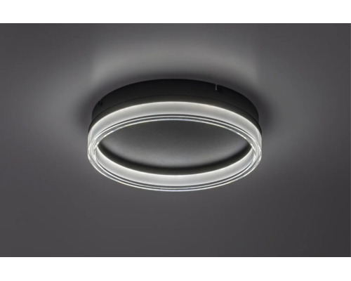 Plafonieră cu LED integrat Rabalux Seraphiel 18W 1110 lumeni 3000K, negru