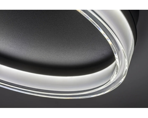 Plafonieră cu LED integrat Rabalux Seraphiel 18W 1110 lumeni 3000K, negru