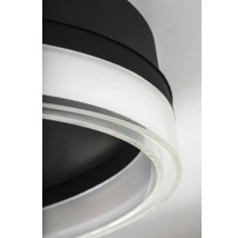 Plafonieră cu LED integrat Rabalux Seraphiel 18W 1110 lumeni 3000K, negru