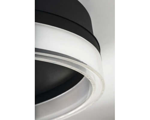 Plafonieră cu LED integrat Rabalux Seraphiel 18W 1110 lumeni 3000K, negru