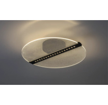 Plafonieră cu LED integrat Rabalux Norael 20W 1410 lumeni 3000K, neagră