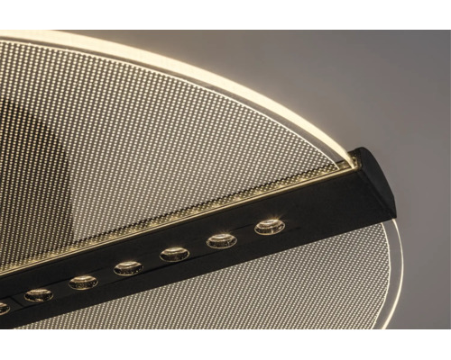 Plafonieră cu LED integrat Rabalux Norael 20W 1410 lumeni 3000K, neagră