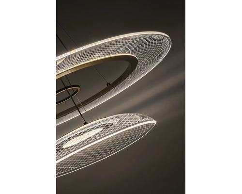 Pendul cu LED integrat Rabalux Zofrael 36W 2400 lumeni 3000K, auriu