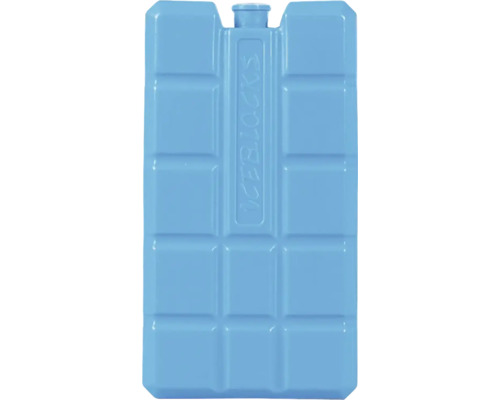 Pastilă de răcire albastră din plastic pentru lăzi și genți frigorifice.