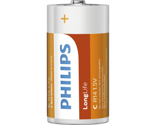 Baterie Philips LongLife C 1,5 volți celulă unică