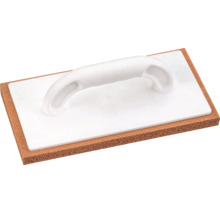 Driscă cu burete și mâner din plastic pentru lucrări de tencuială.