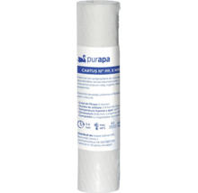 Cartuș filtrant Purapa 10 inch din polipropilenă, 5 microni, pentru filtrarea sedimentelor. Purapa Logo.
