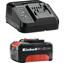 Set de pornire Einhell Power X-Change cu acumulator de 4,0 amperi-oră și încărcător rapid pentru unelte de 18 Volți.