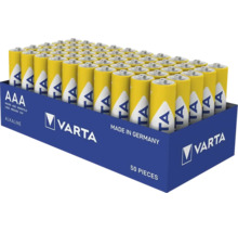 Baterii Varta Energy AAA (R3/LR03) Alcaline 1.5V, pachet 50 bucăți