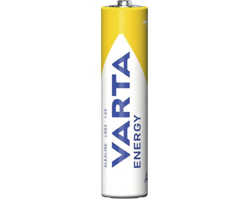 Baterii Varta Energy AAA (R3/LR03) Alcaline 1.5V, pachet 50 bucăți