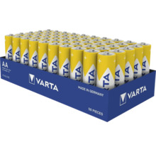 Baterii Varta Energy AA (R6/LR6) Alcaline 1.5V, pachet 50 bucăți