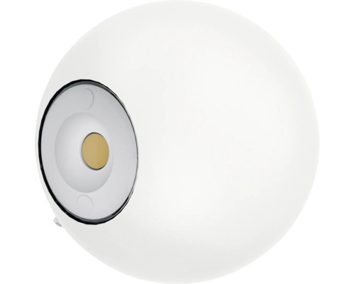 Lampă sferică LED pentru exterior din plastic.