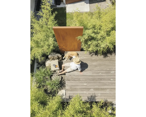 Panou grădină Palatino Space Vapor oțel corten 99x180 cm