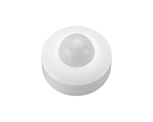 Senzor de mișcare cu infraroșu rotund pentru montare pe tavan pentru controlul automat al iluminatului.