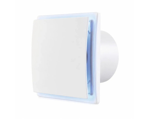 Ventilator de perete pătrat pentru baie cu capac frontal plat
