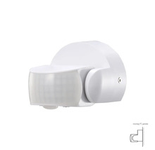 Senzor de miscare pentru montaj pe perete cu cap senzor semicircular