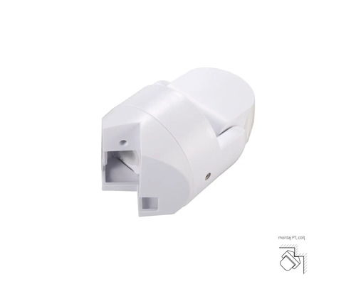 Senzor de mișcare pentru montaj pe colț pentru controlul automat al iluminatului