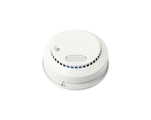 Detector de fum cu buton de testare pentru montare pe tavan