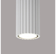Pendul LED cilindric cu structură striată pentru iluminat interior modern