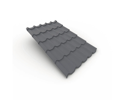 Țiglă metalică pentru acoperiș cu aspect de țiglă tradițională