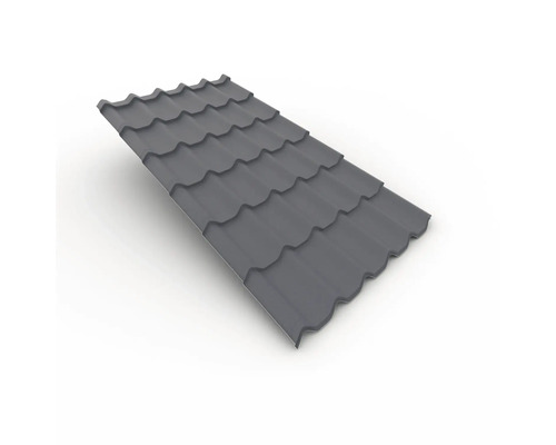 Țiglă metalică pentru acoperiș cu aspect de țiglă tradițională