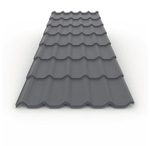 Placă de acoperiș din metal cu aspect de țiglă pentru învelitori