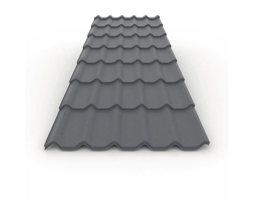 Placă de acoperiș din metal cu aspect de țiglă pentru învelitori