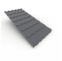 Țiglă metalică pentru acoperiș cu aspect de țiglă tradițională