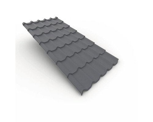 Țiglă metalică pentru acoperiș cu aspect de țiglă tradițională