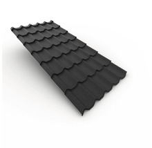 Țiglă metalică pentru acoperiș cu aspect de țiglă tradițională
