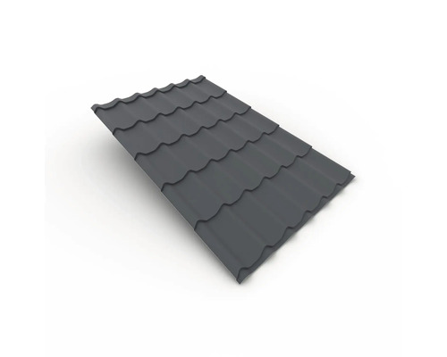 Țiglă metalică cu aspect de țiglă tradițională pentru acoperiș